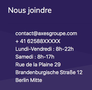 axesgroupe.com contact