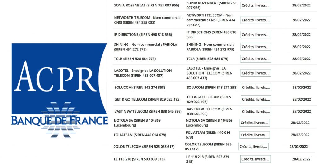 ACPR telecom