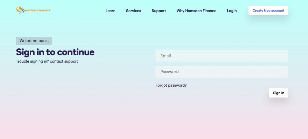 hamsdenfinance.com connect