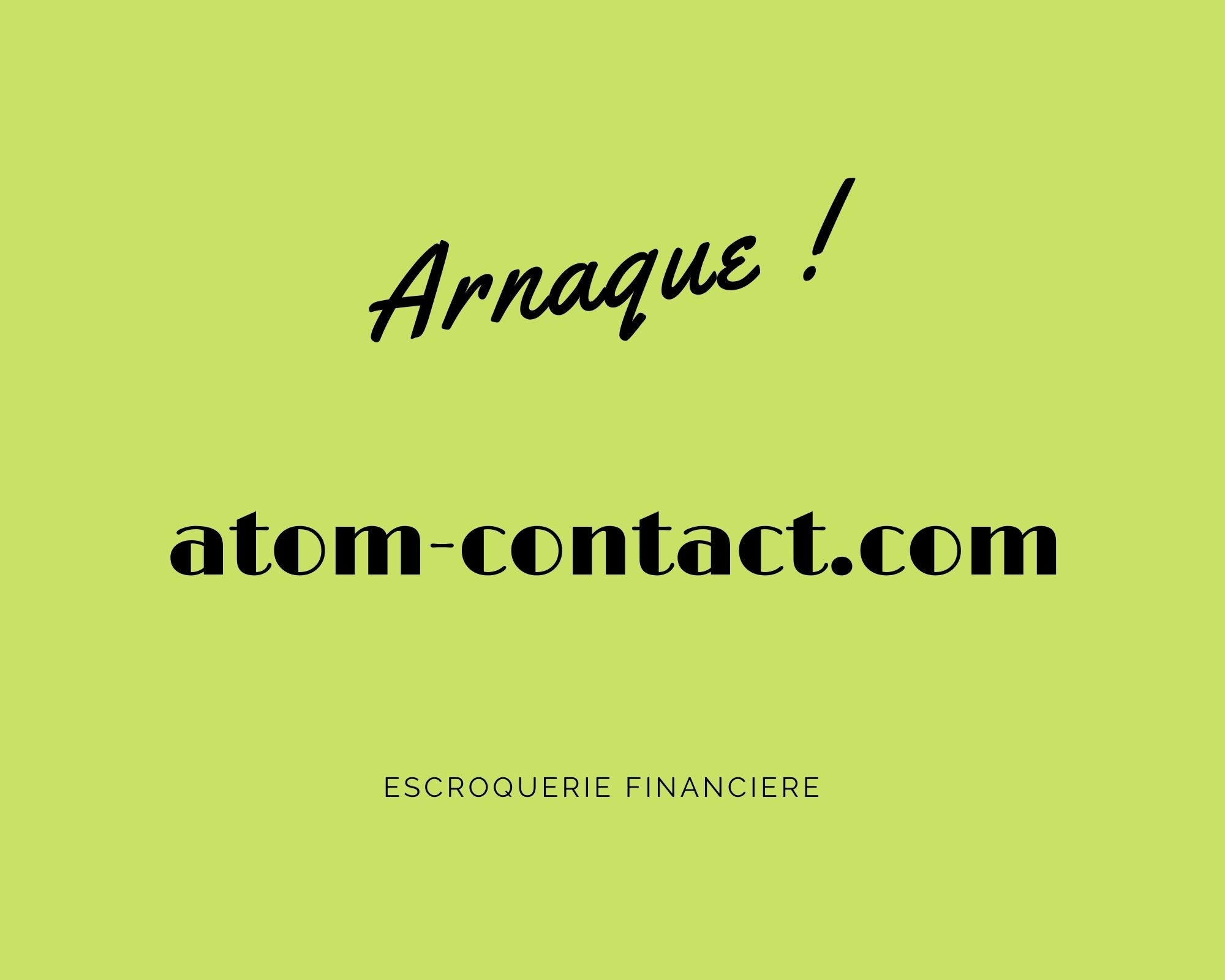 Avis atom-contact.com