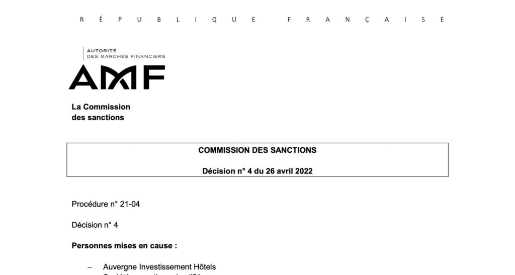 Auvergne Investissement Hôtels