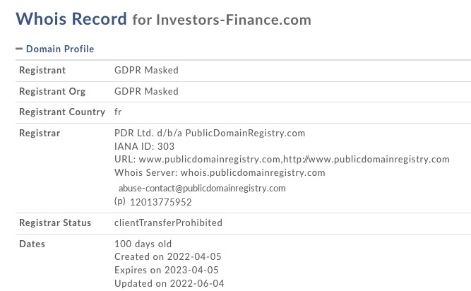 Investors Finance.com