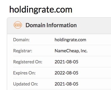 holdingrate.com