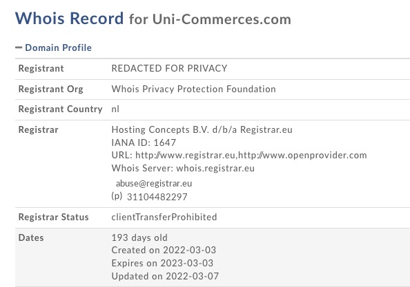 uni-commerces.com