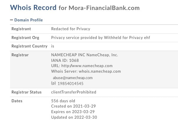 mora-financialbank.com