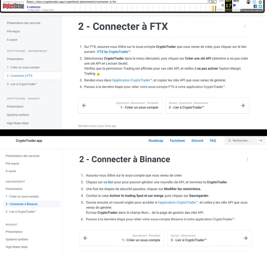 Binance FTX Trading du coin