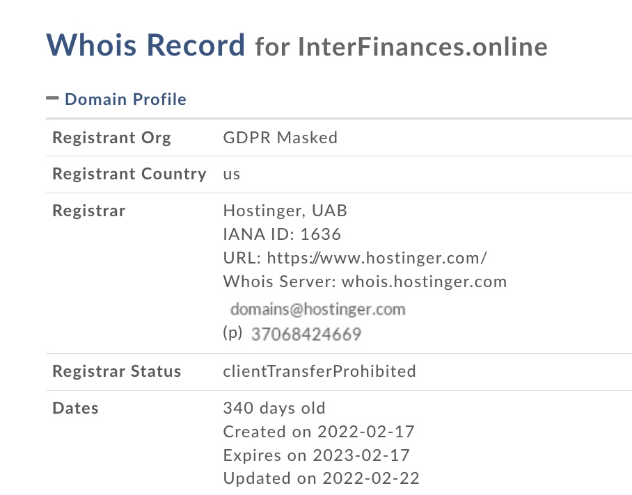interfinances.online