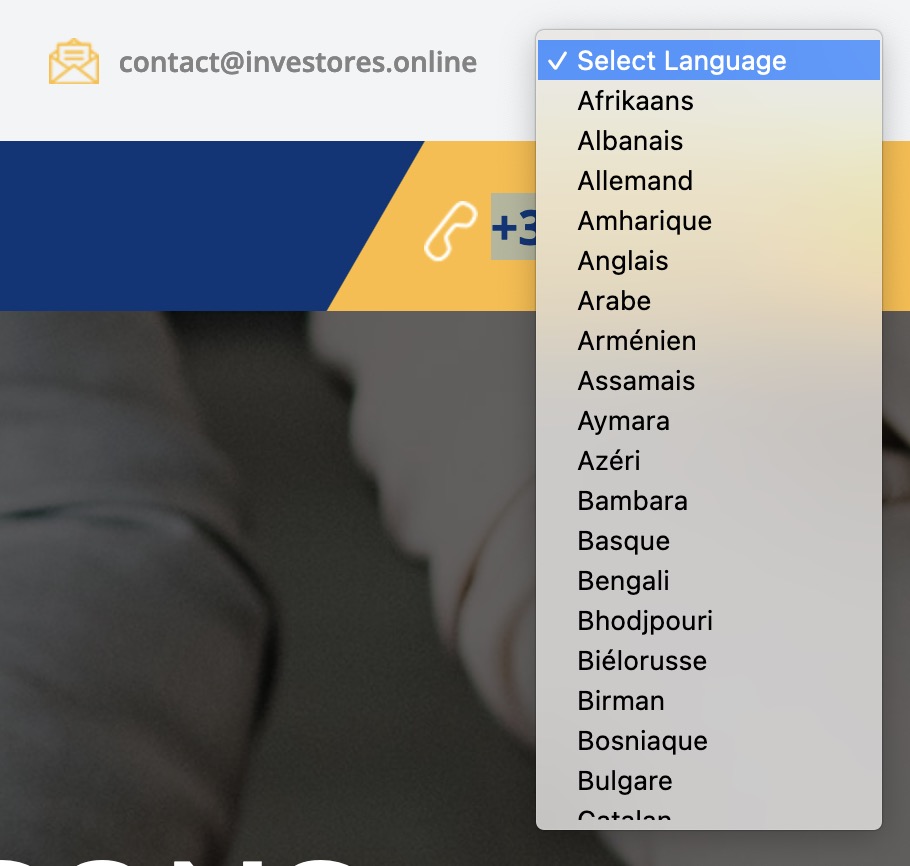 investores.online langues