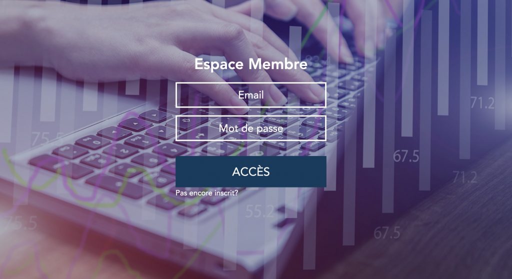 Interface de connxion privée à Auristrade.com