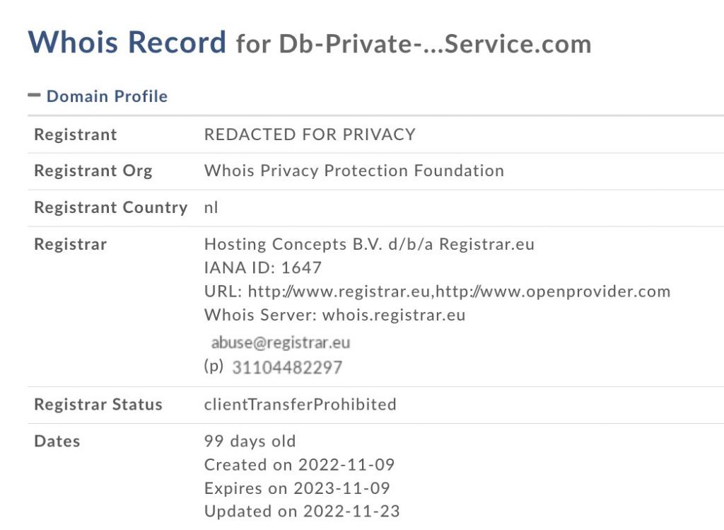 db-private-personal-service