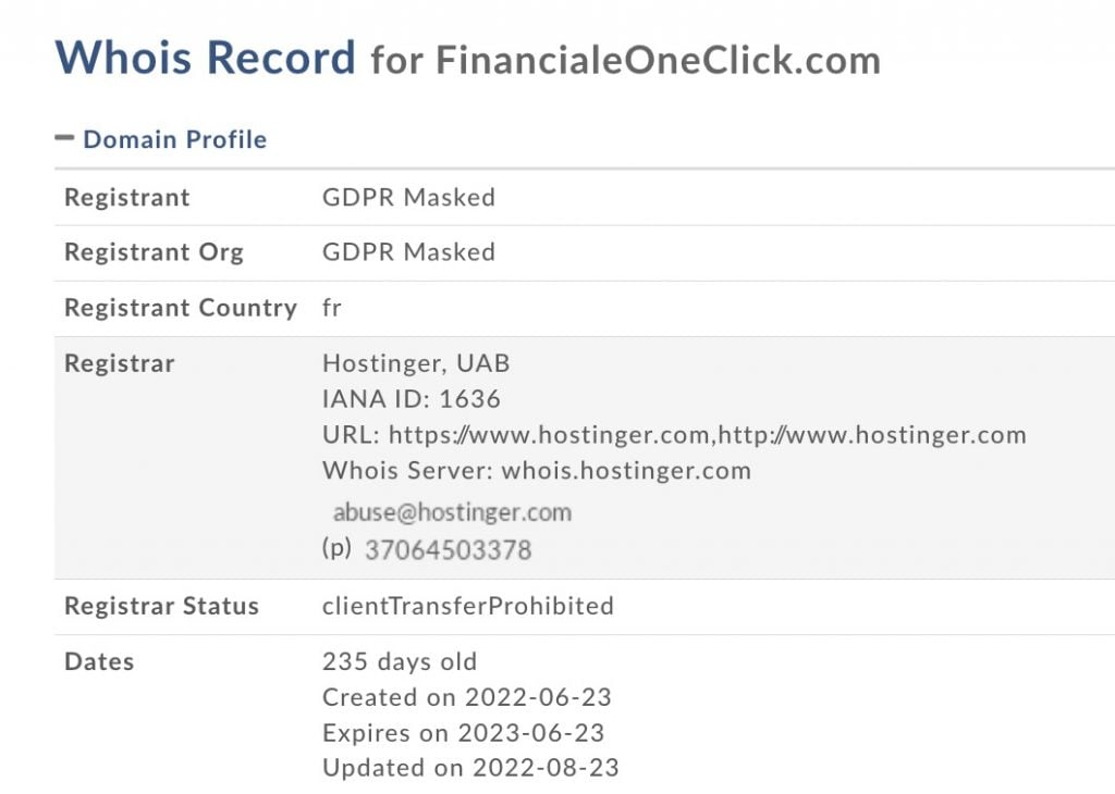 financialeoneclick.com