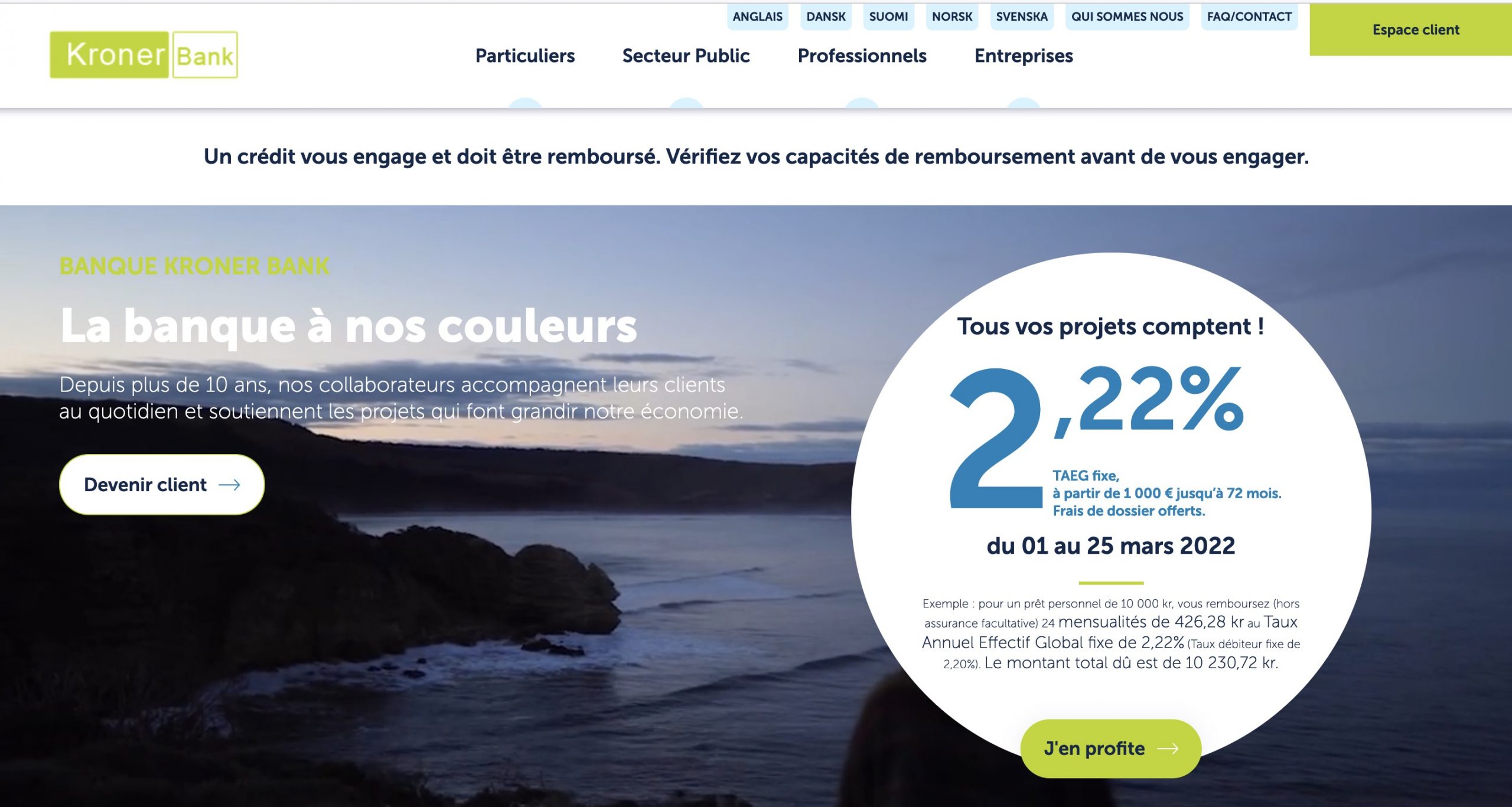kroner-bank.com