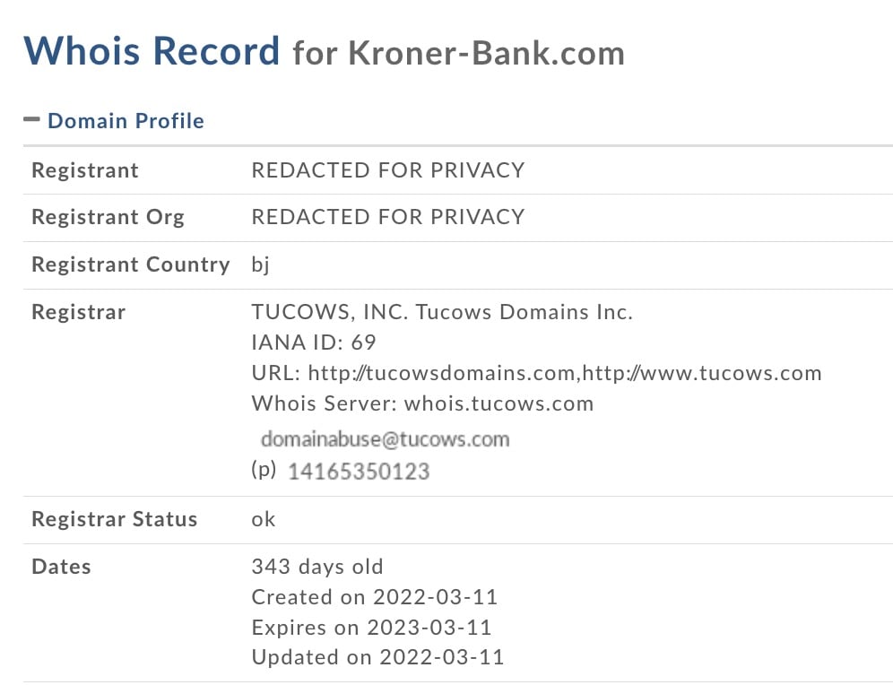 kroner-bank.com