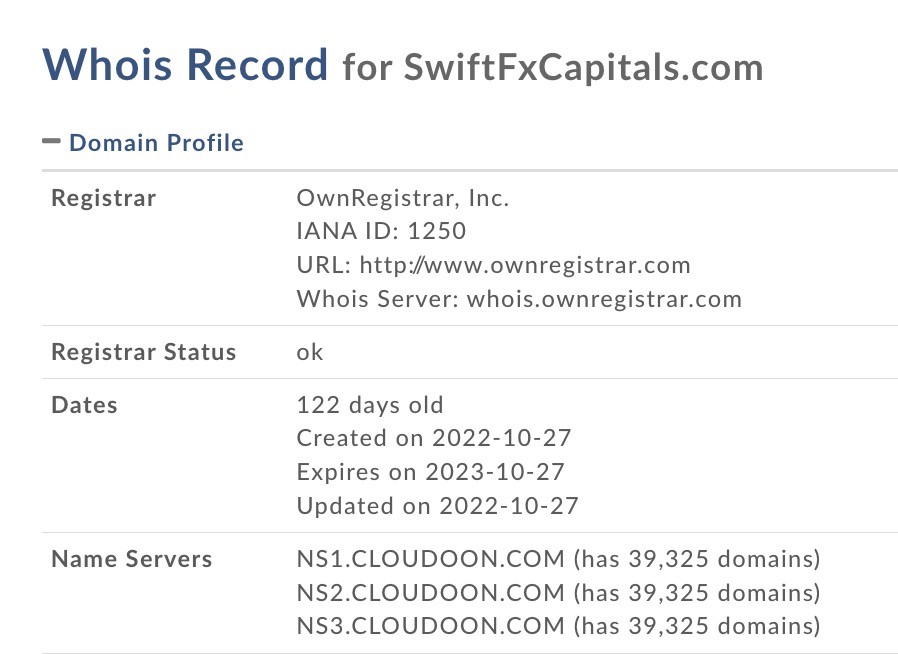 swiftfxcapitals.com