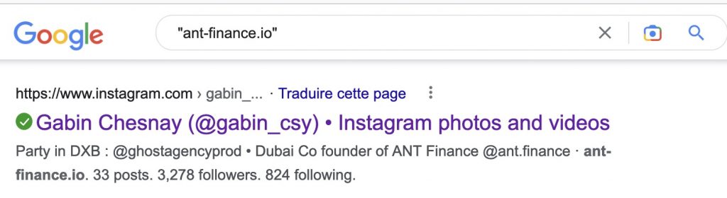 Gabin Chesnay Ant