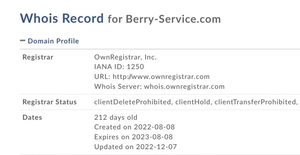 berry-service