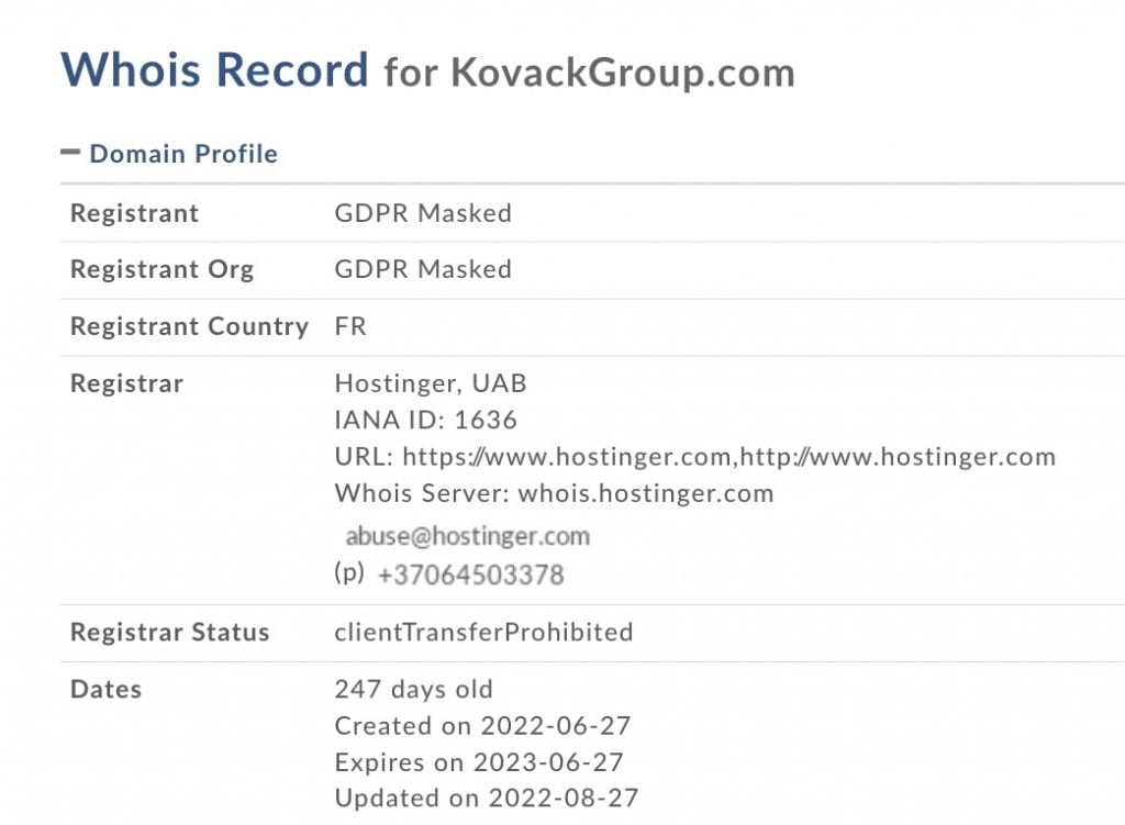 kovackgroup.com