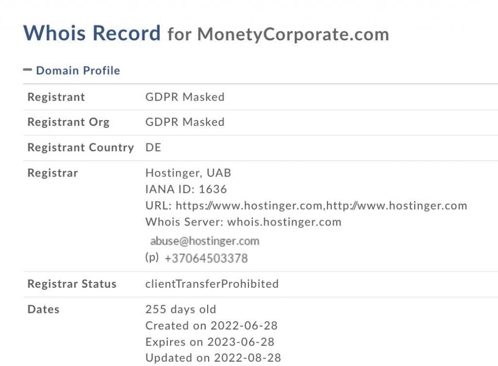 monetycorporate