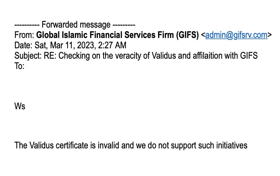 GIFS Validus