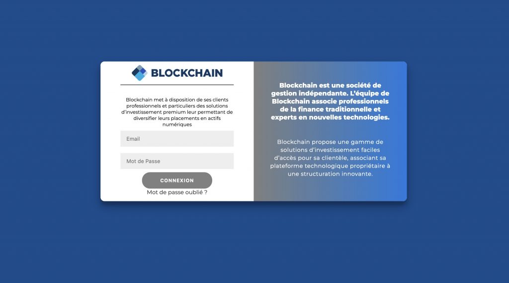 blockchain-connexion