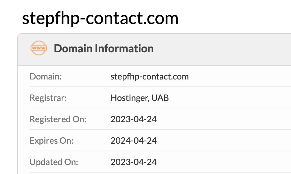stepfhp-contact.com