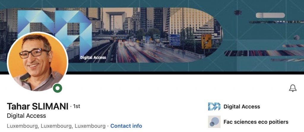Tahar Slimani Linkedin