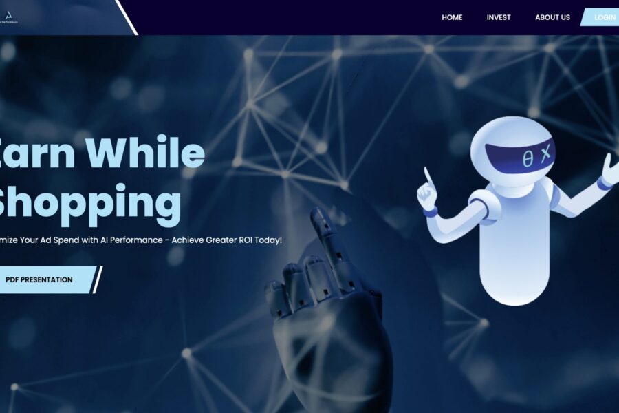 Page d'accueil du site aiperformance.business