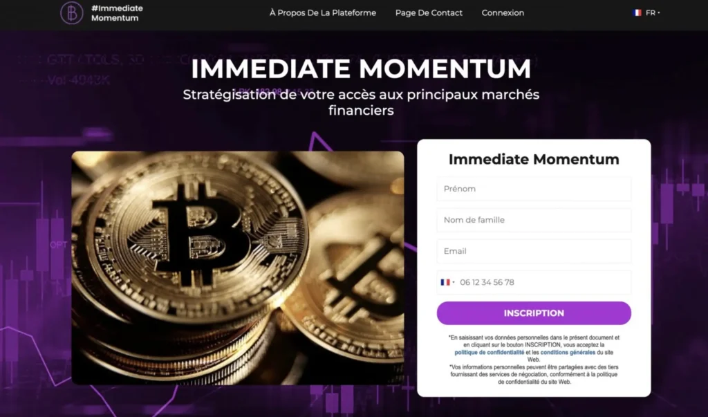 Immediate Momentum arnaque