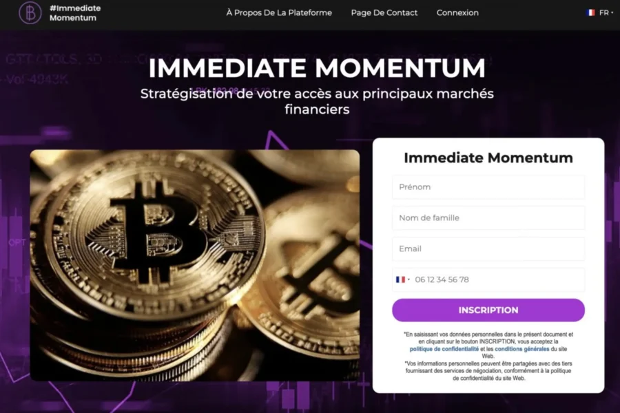 Immediate Momentum arnaque
