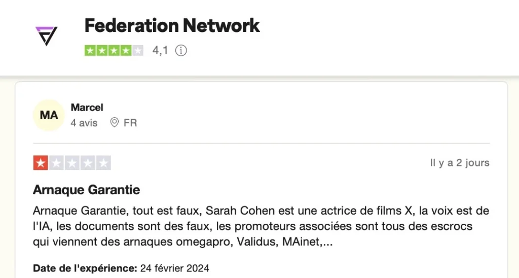 Federation avis