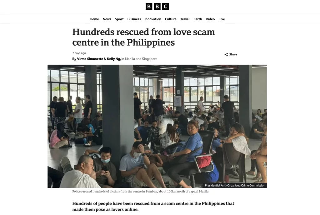Philippines arnaque sentiments