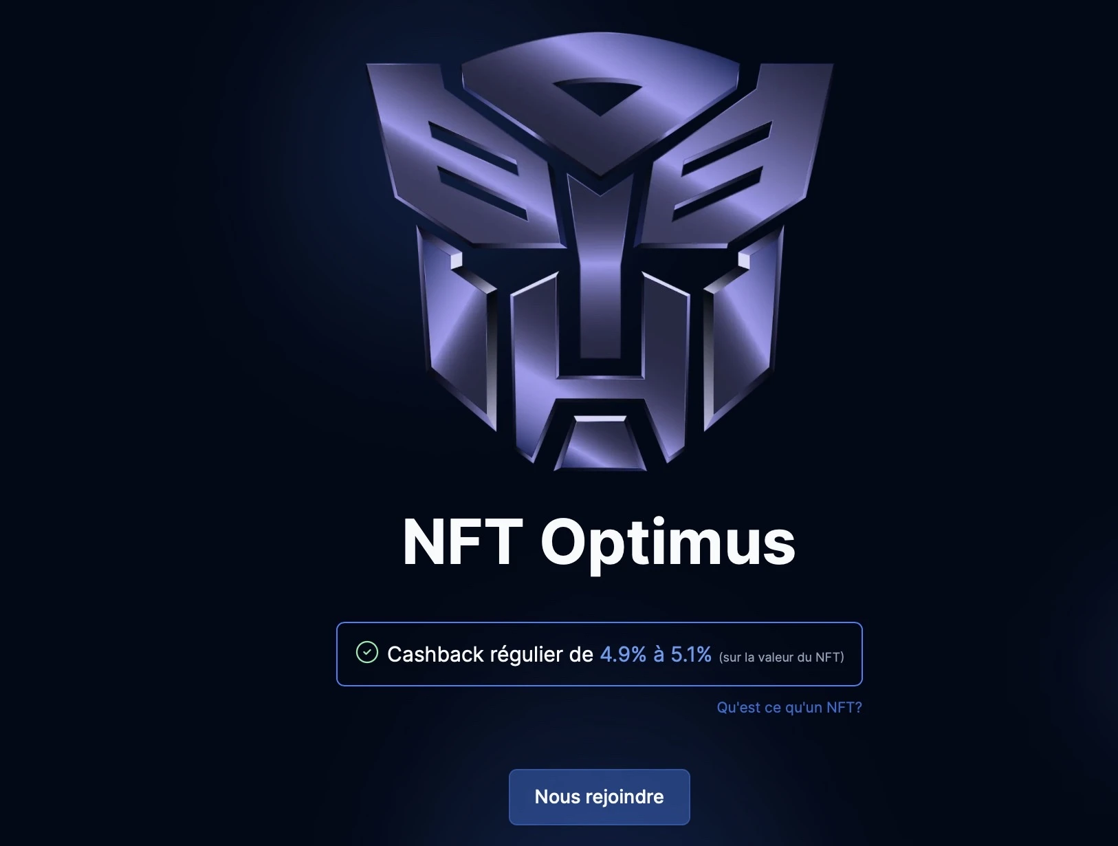 optimus NFT