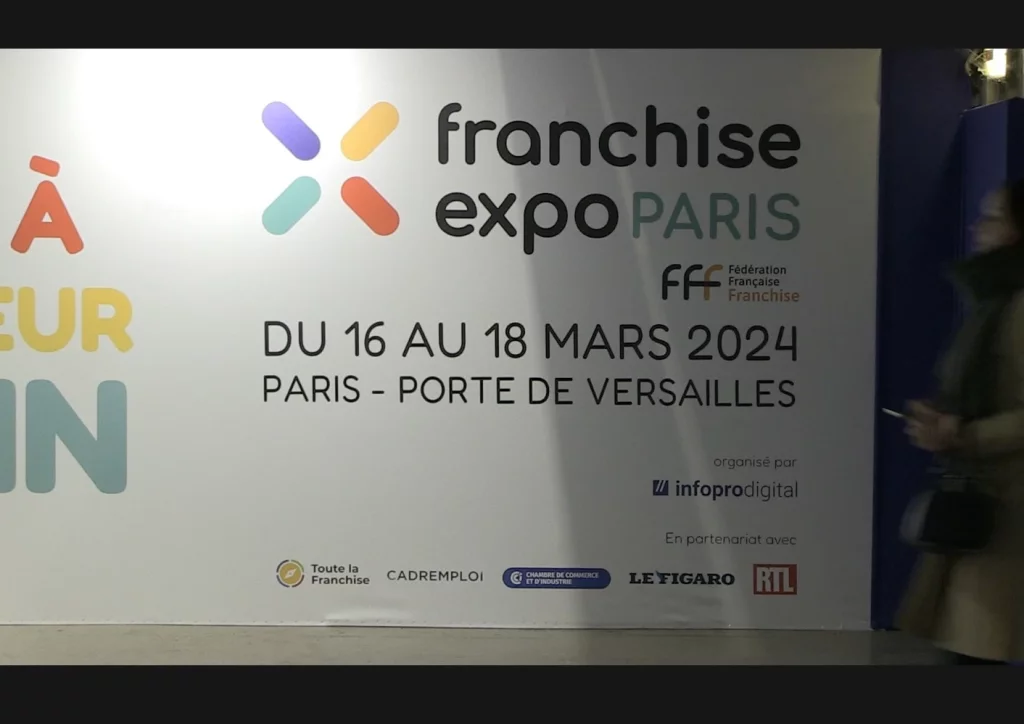Entrée du salon de la franchise 2024