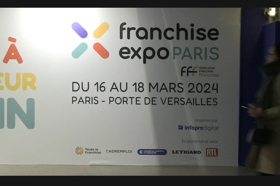 Entrée du salon de la franchise 2024