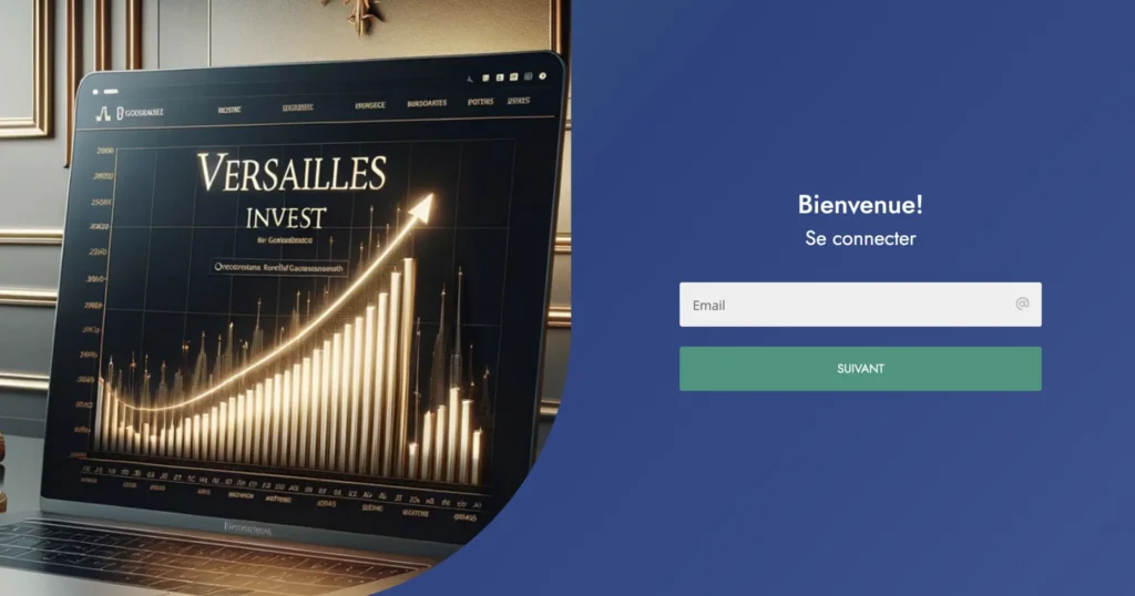 Capture d'écran de l'interface de connexion privée acces.versailles-invest.com