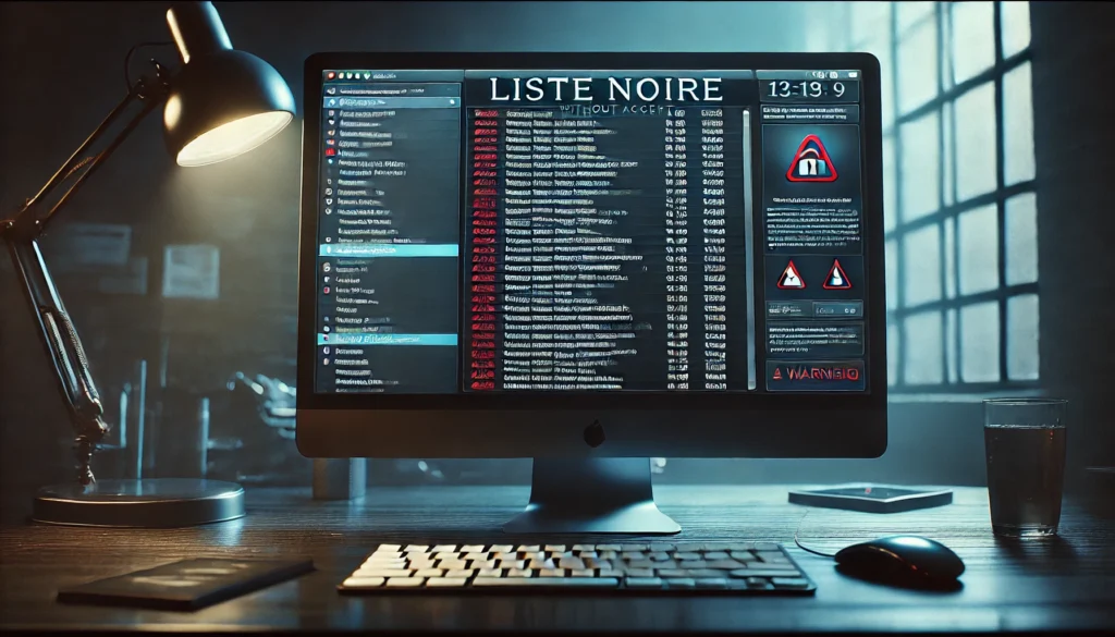 Liste noire site arnaque bancaire