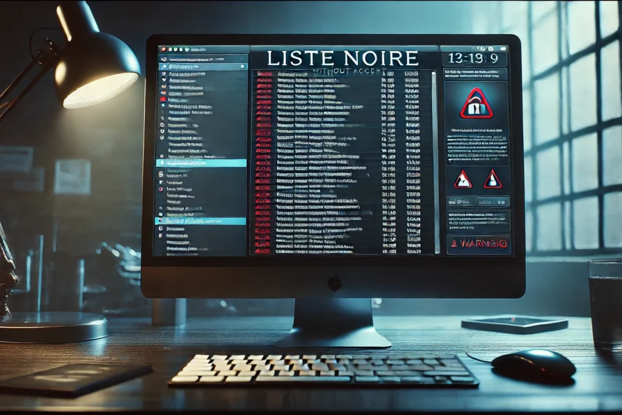 Liste noire site arnaque bancaire