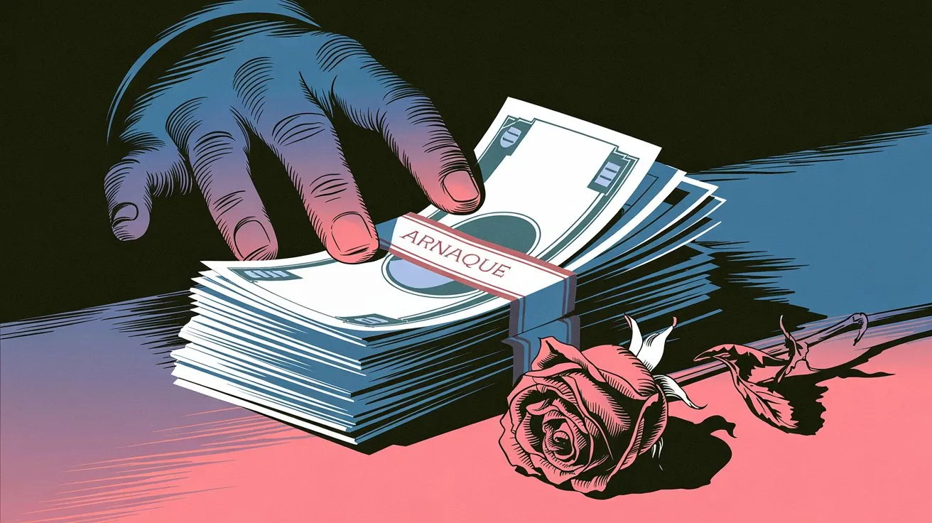 illustration représentant une arnaque ou fraude