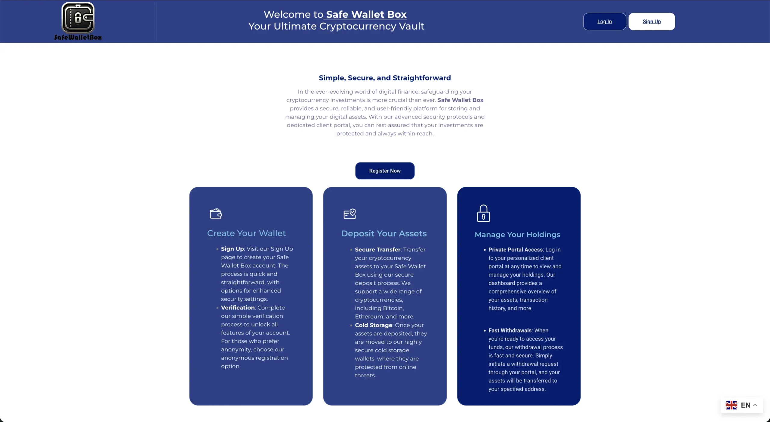 Safe-walletbox : notre analyse sur cette arnaque crypto