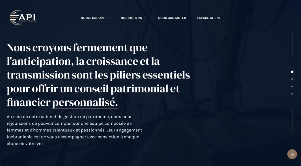arnaque apigroupfranceholdco.com faux site financier