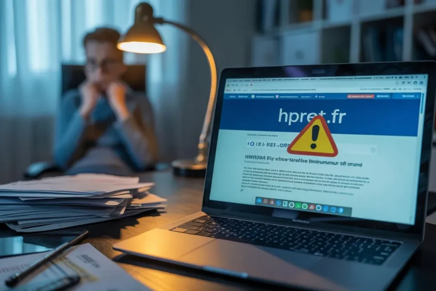 arnaque hpret.fr crédit frauduleux en ligne