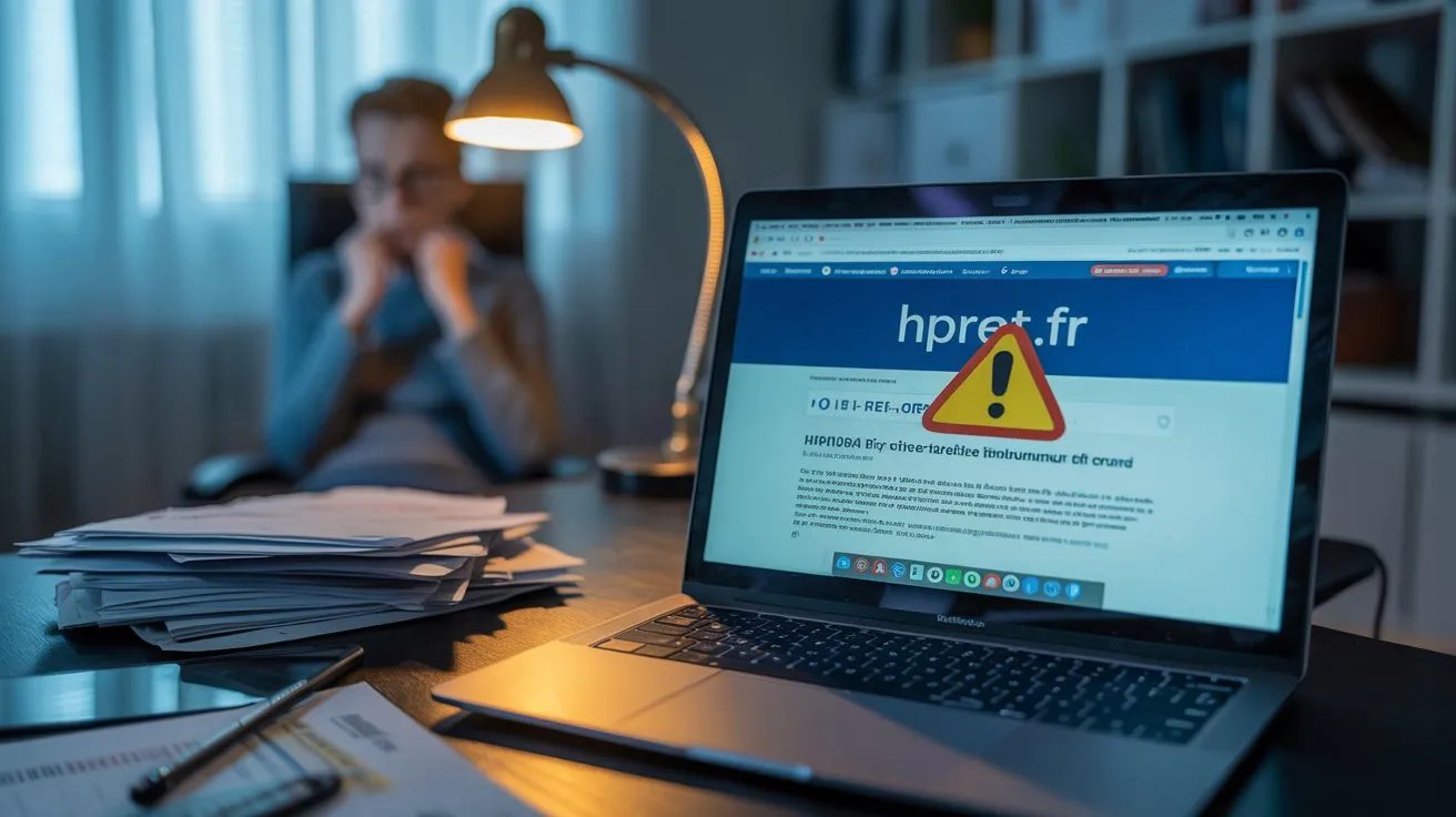 arnaque hpret.fr crédit frauduleux en ligne