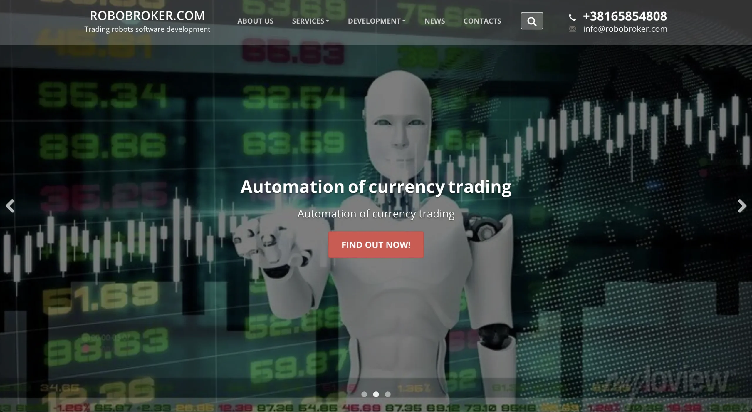 plateforme robobroker.com fausse interface de trading