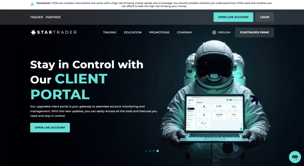 arnaque startrader.com courtier en ligne suspect