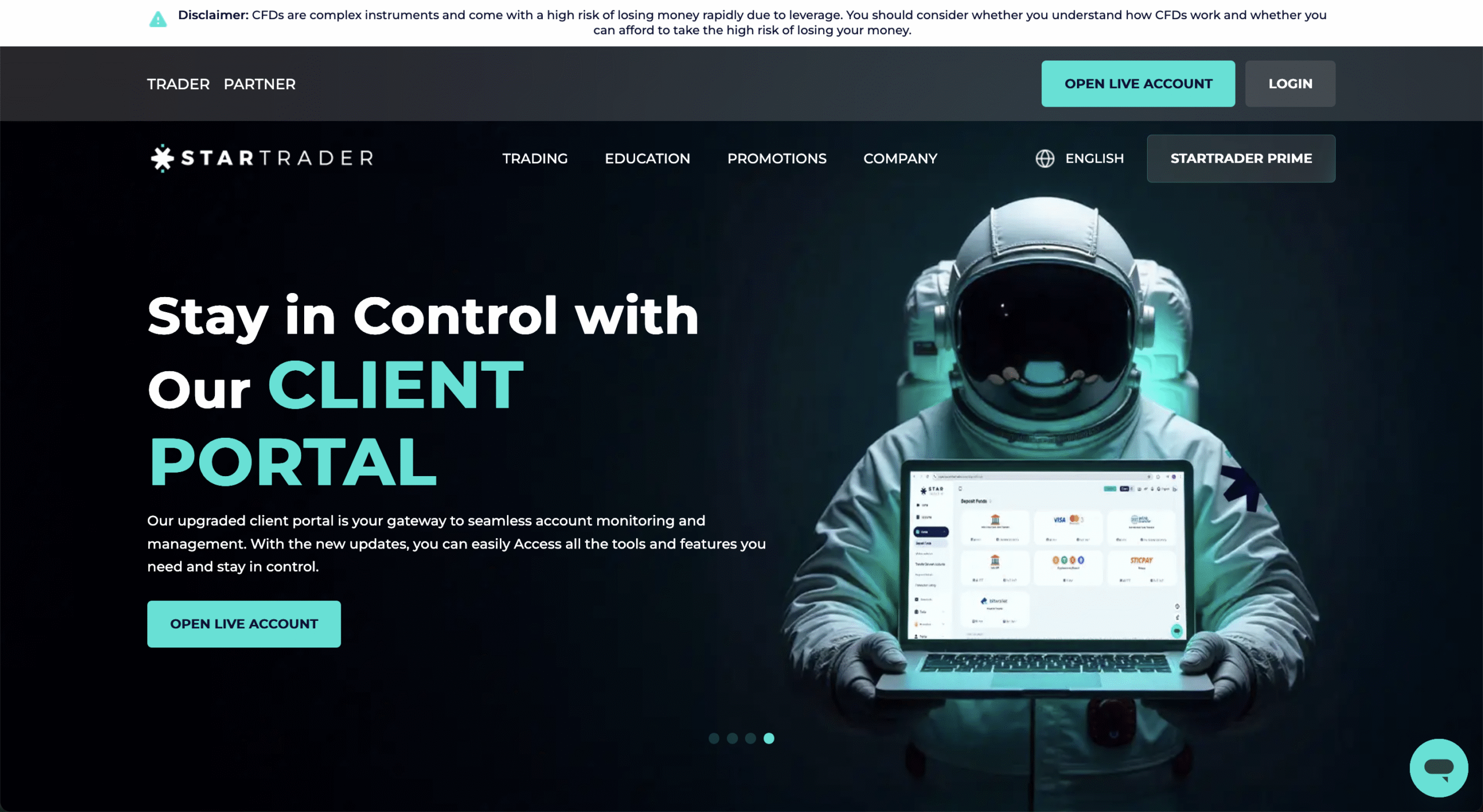 arnaque startrader.com courtier en ligne suspect