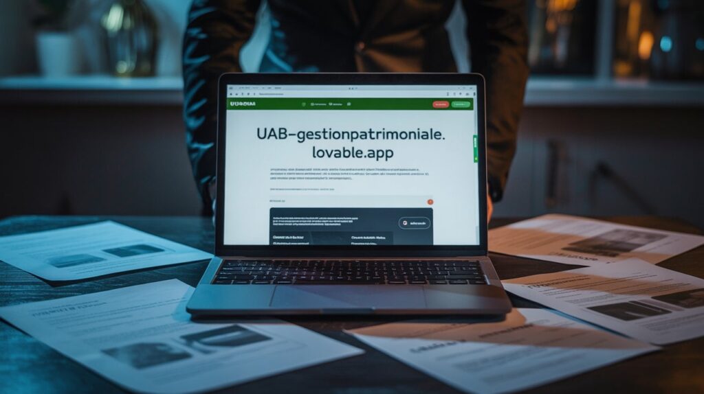 arnaque uab gestion patrimoniale faux site financier