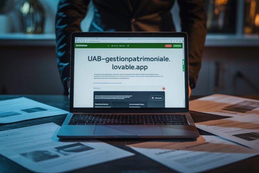 arnaque uab gestion patrimoniale faux site financier