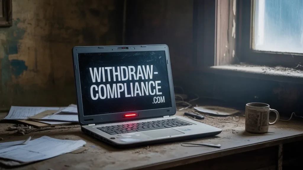 Arnaque withdraw compliance faux service de retrait