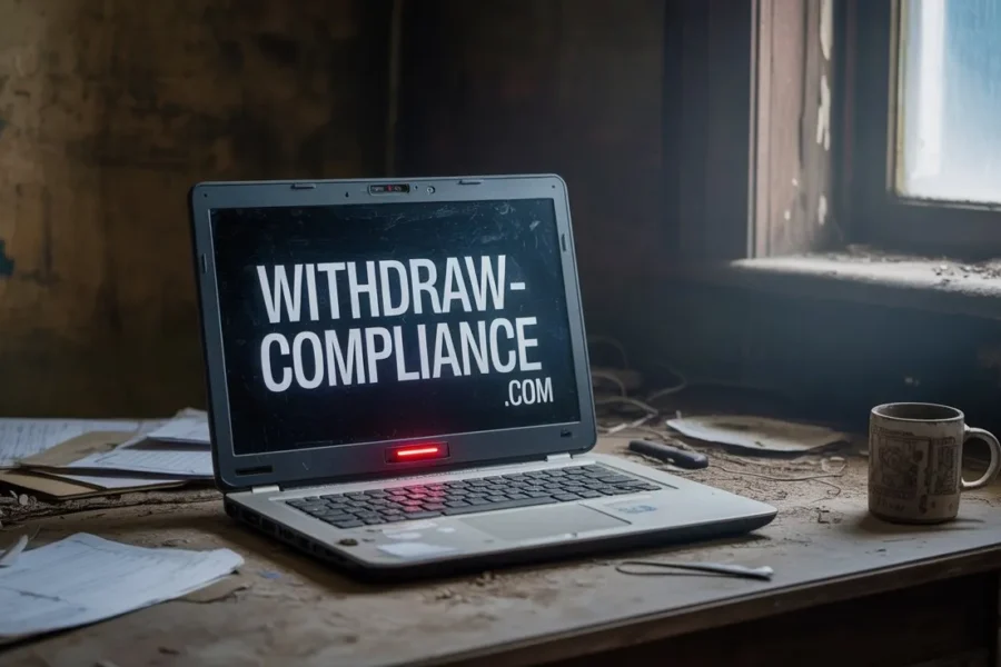 Arnaque withdraw compliance faux service de retrait